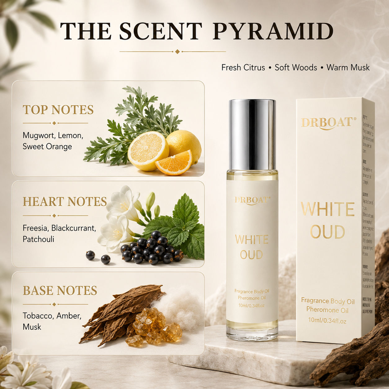 Men Roll-on Perfume Oil,Fresh  - огляд і ціна Perfume Fragrance Oil