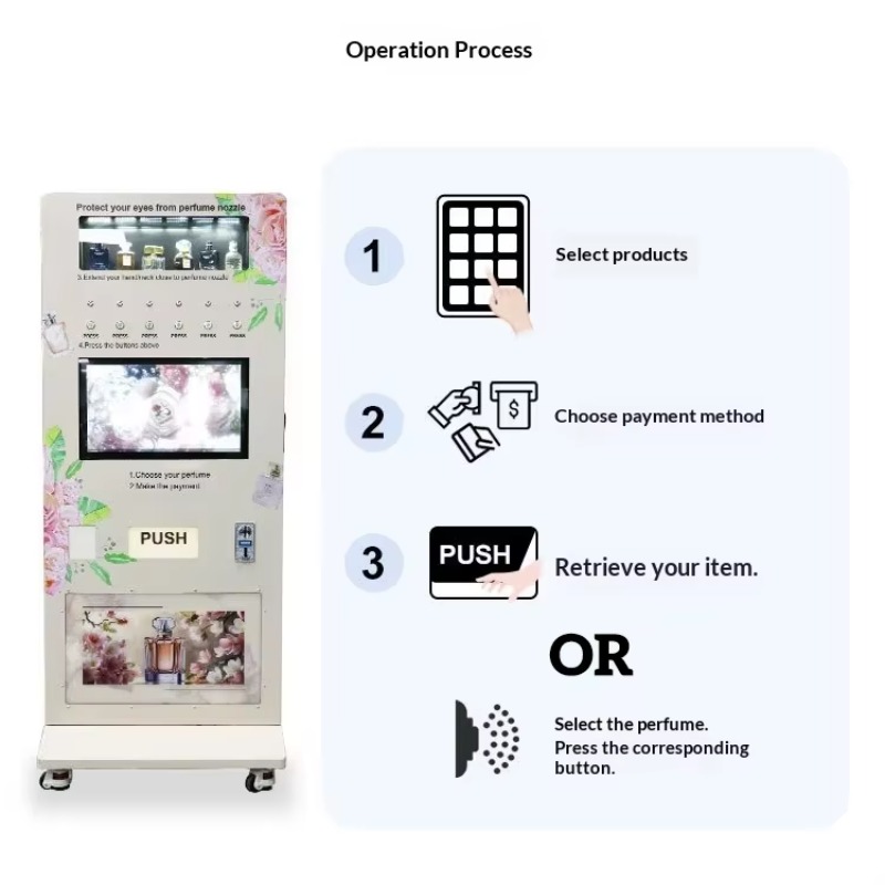 Perfume Spray Vending Machine  - огляд і ціна Perfume Fragrance Sale